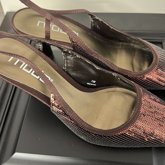 Moda Spana Sequin Kitten Heels - Picture 4 of 8